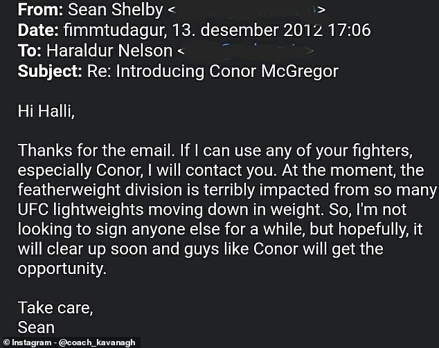Chuyện giờ mới kể: McGregor từng bị UFC từ chối ký hợp đồng vào năm 2012 và hành trình chứng minh bản thân sau đó - Ảnh 1.