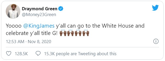 NBA mở hội ngày Joe Biden đắc cử, LeBron đăng tweet &quot;khịa&quot; Trump - Ảnh 7.