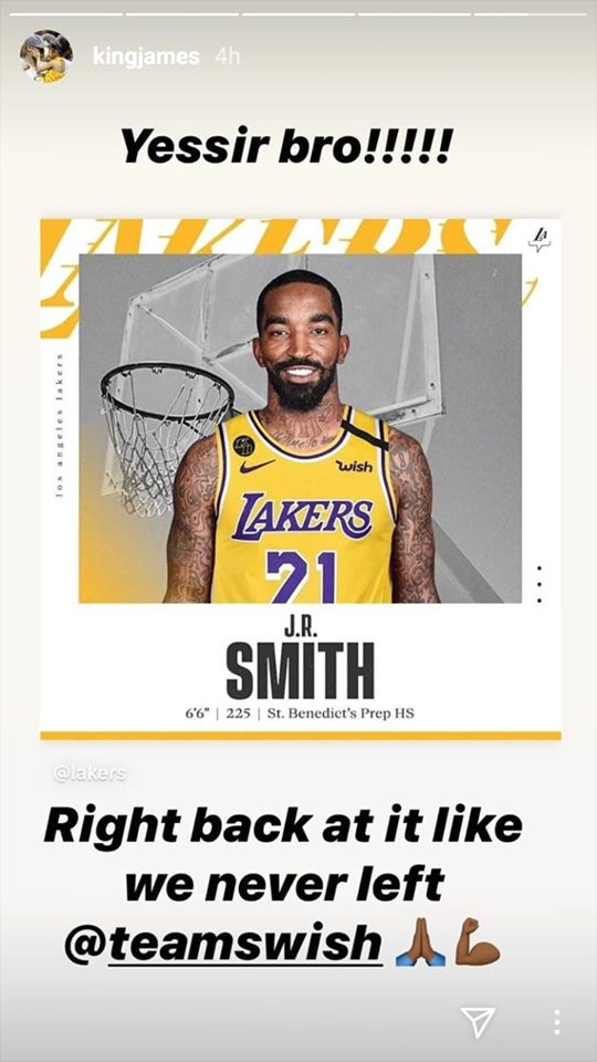 LeBron James lên tiếng về bản hợp đồng giữa Lakers cùng JR Smith - Ảnh 2.