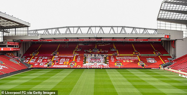 Lộ sân khấu Liverpool sử dụng để tiến hành màn nâng cúp Premier League: Hoành tráng đến mức khiến Klopp tưởng Giáng Sinh đến sớm - Ảnh 2.