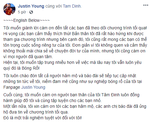 Nhận sự quan tâm &quot;quá mức&quot; tới chuyện tình cảm, Justin Young muốn tập trung phát triển sự nghiệp ở Việt Nam - Ảnh 2.