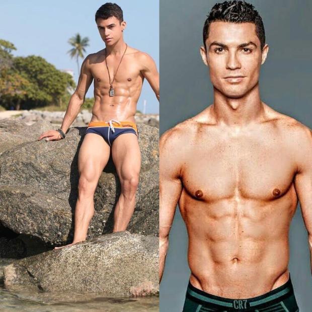 Người mẫu Brazil được mời đi đóng phim người lớn vì đẹp trai giống Ronaldo - Ảnh 1.