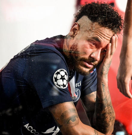Gục ngã ở chung kết Champions League, Neymar ôm mặt ngồi khóc trên ghế dự bị - Ảnh 4.