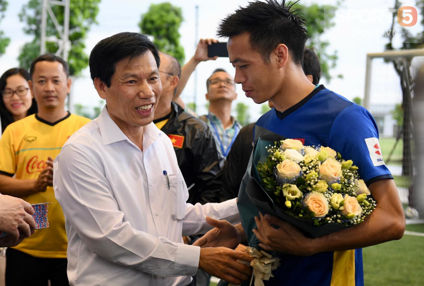 Bộ trưởng Nguyễn Ngọc Thiện động viên tinh thần U23 Việt Nam trước ASIAD 2018 - Ảnh 5.