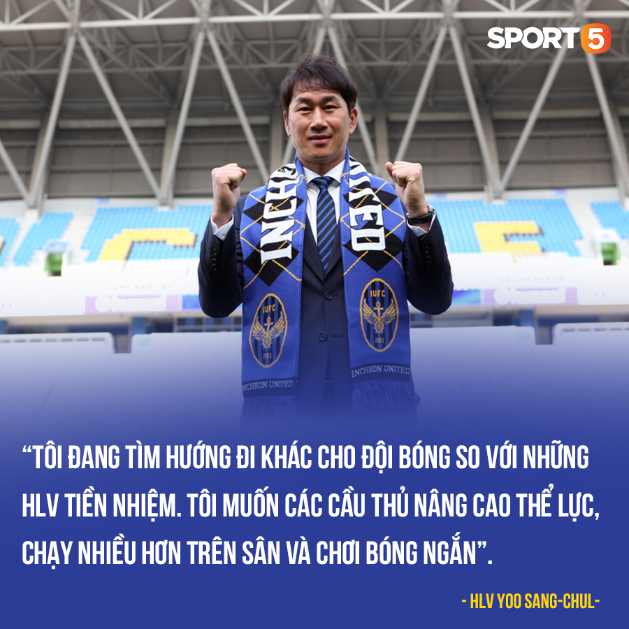 Thầy mới của Công Phượng muốn Incheon United chơi bóng ngắn nhiều hơn - Ảnh 1.