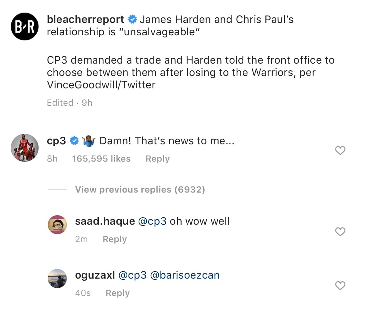 Chris Paul lên tiếng trước tin đồn bất hòa với James Harden - Ảnh 3.