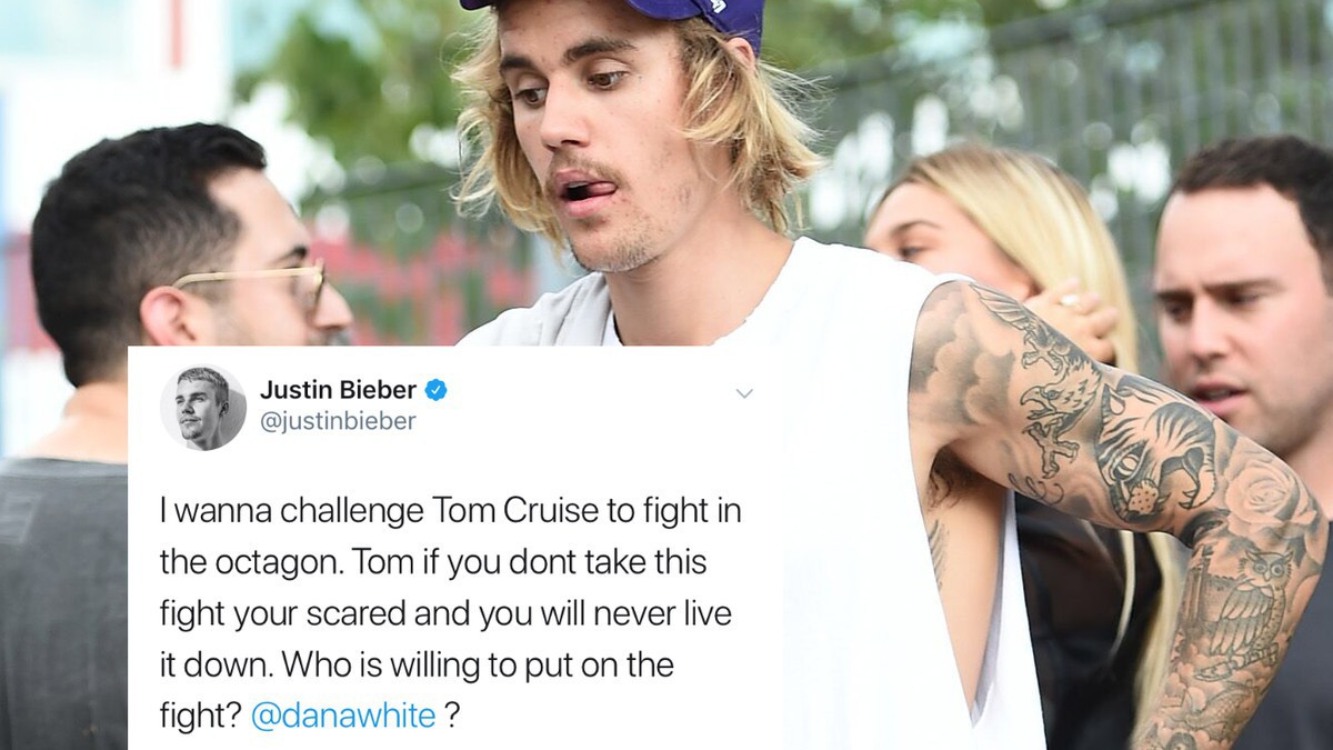 Justin Bieber đồng ý chiến đấu một mất một còn với Tom Cruise tại giải võ lớn nhất hành tinh - Ảnh 2.