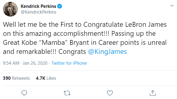 Cùng soi phản ứng của các ngôi sao NBA khi LeBron James chính thức vượt qua Kobe Bryant trên BXH ghi điểm mọi thời đại - Ảnh 2.
