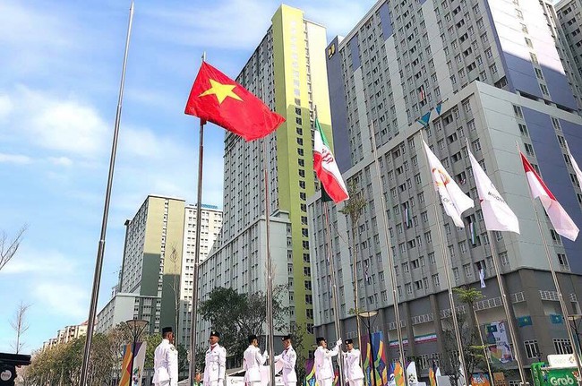 Lá cờ Việt Nam tung bay tại ASIAD, các VĐV háo hức chờ ngày khởi tranh   - Ảnh 2.