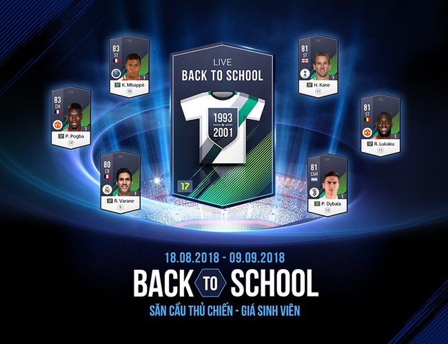 FIFA Online 4 ra mắt gói cầu thủ Back 2 School cực hot cùng Vòng quay may mắn chắc chắn nhận quà - Ảnh 2.