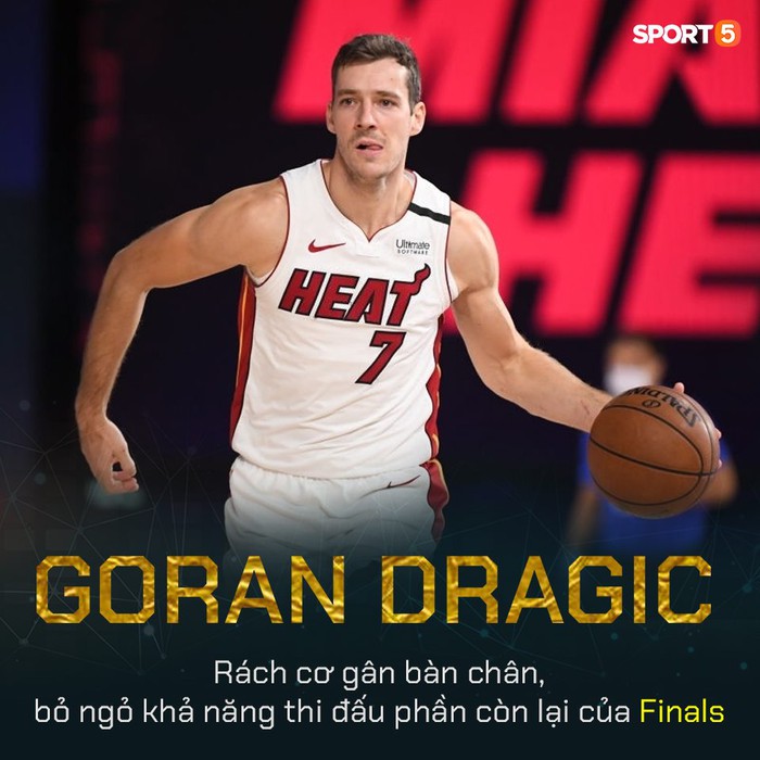 Goran Dragic dính chấn thương nặng, bỏ ngỏ khả năng quay lại ở NBA Finals 2020 - Ảnh 1.