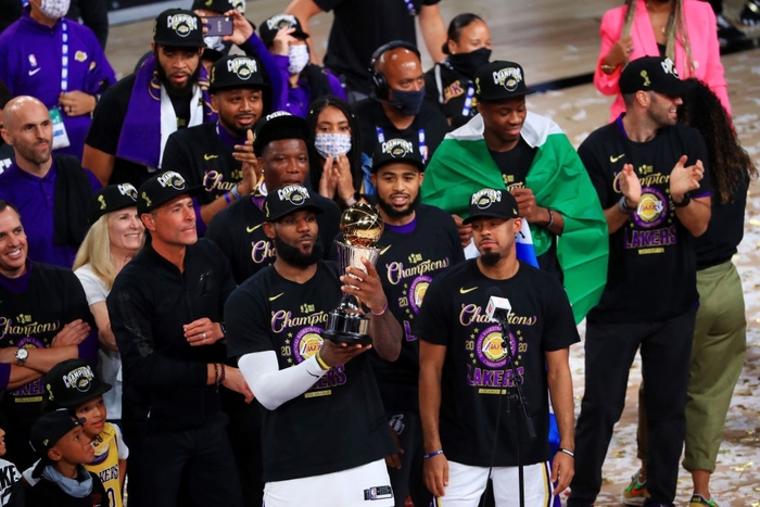 Giữ lời hứa với Kobe Bryant, Los Angeles Lakers đăng quang ngôi vương NBA 2020 bằng một chiến thắng thuyết phục - Ảnh 4.