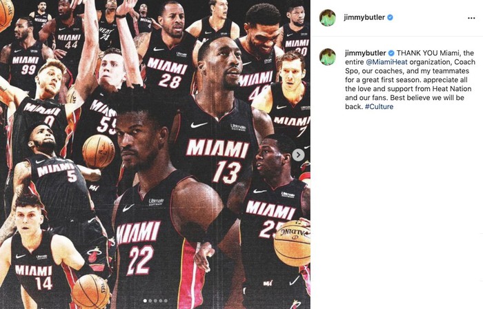 Lên tiếng sau thất bại tại NBA Finals 2020, sao Miami Heat xây chắc niềm tin cho NHM ở mùa giải năm sau - Ảnh 2.