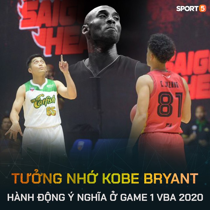 Tri ân Kobe Bryant trong trận mở màn VBA 2020, NHM có quá khắt khe khi lên án cầu thủ Cantho Catfish và Saigon Heat? - Ảnh 1.