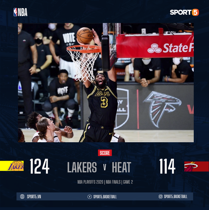 Ném rổ không biết trượt, Anthony Davis mang về chiến thắng thứ 2 cho Los Angeles Lakers ở NBA Finals - Ảnh 1.