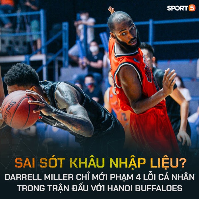 Chia sẻ chính thức từ phía VBA sau tình huống tổ trọng tài bàn &quot;tặng lỗi&quot; cho Darrell Miller trong trận đấu với Hanoi Buffaloes - Ảnh 1.