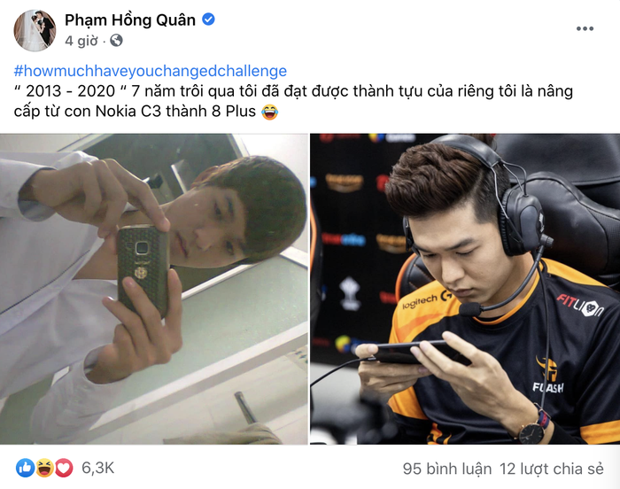 Cộng đồng Esports Việt đua nhau bắt trend mới &quot;ngày ấy - bây giờ&quot;, Thầy Ba lịch lãm còn Captain Gấu siêu ngầu trong màu áo Team Flash - Ảnh 1.