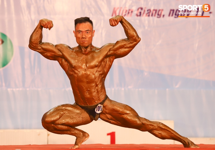 Lực sĩ Tạ Đình Thái giành HCV 85 kg tại Giải Vô địch thể hình Quốc gia 2020 - Ảnh 7.