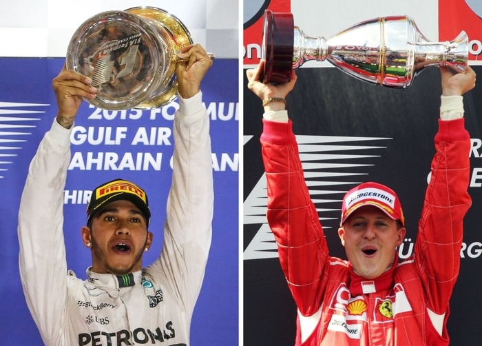 Lewis Hamilton rơi nước mắt trong ngày cân bằng kỷ lục 7 lần vô địch F1 thế giới của huyền thoại Michael Schumacher - Ảnh 4.