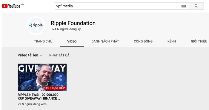 VPF bị hacker chiếm kênh Youtube gần 400.000 lượt theo dõi, thành nơi giới thiệu tiền ảo - Ảnh 2.