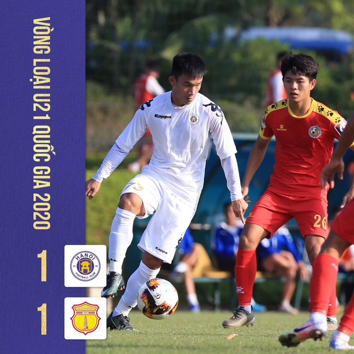 &quot;U22 Việt Nam thu nhỏ&quot; của Hà Nội FC có nguy cơ bị loại sớm ở Giải U21 quốc gia 2020 - Ảnh 3.