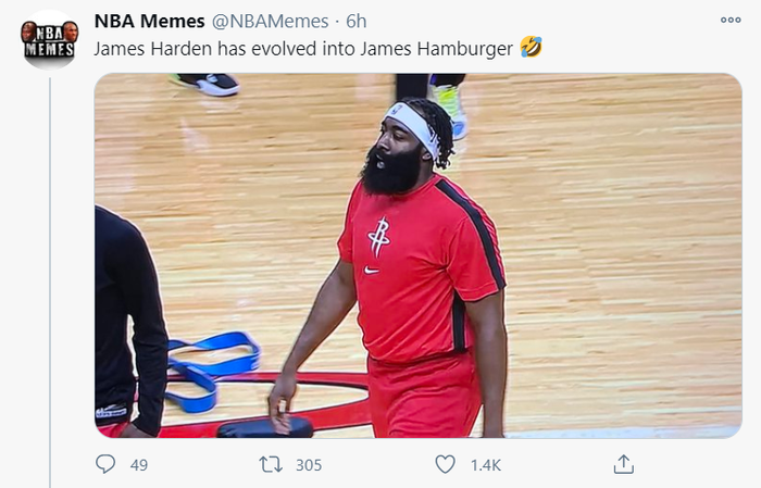MXH thi nhau chế nhạo James Harden vì hình ảnh &quot;tăng trọng&quot; hài hước trong ngày tái xuất NBA - Ảnh 9.