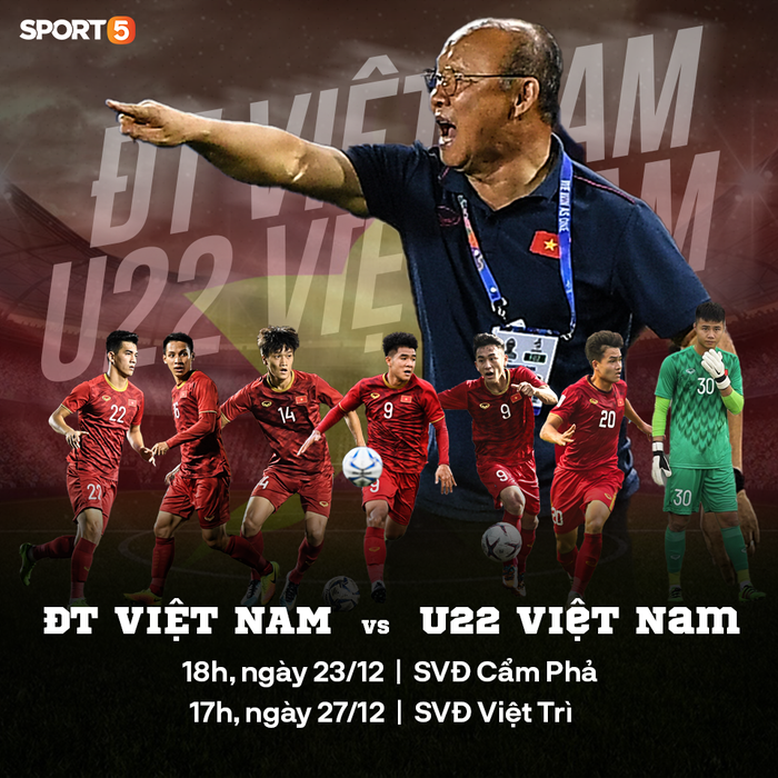 Lịch thi đấu giao hữu đội tuyển Việt Nam vs U22 Việt Nam: Chờ các ngôi sao trình diễn   - Ảnh 2.