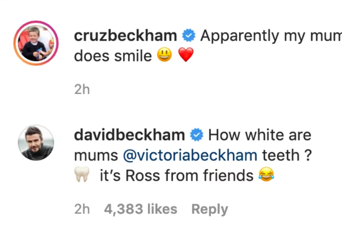 Bà xã có lần hiếm hoi cười tươi rói trên MXH, David Beckham liền đưa ra lời bình luận nhận về cơn bão thả tim của dân mạng - Ảnh 3.