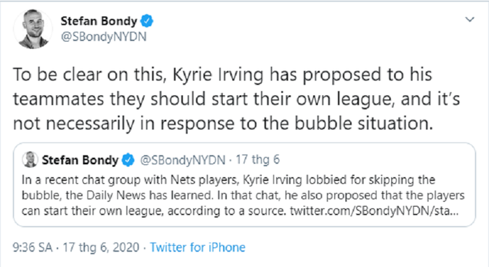 Thực hư câu chuyện Kyrie Irving đề xuất thiết lập nên giải đấu mới: Người trong cuộc lên tiếng bảo vệ ngôi sao Brooklyn Nets - Ảnh 4.