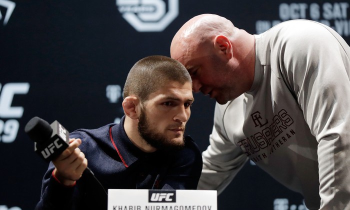 Chủ tịch Dana White dự đoán McGregor hoặc St-Pierre sẽ là đối thủ trong trận đấu cuối cùng của Khabib - Ảnh 1.