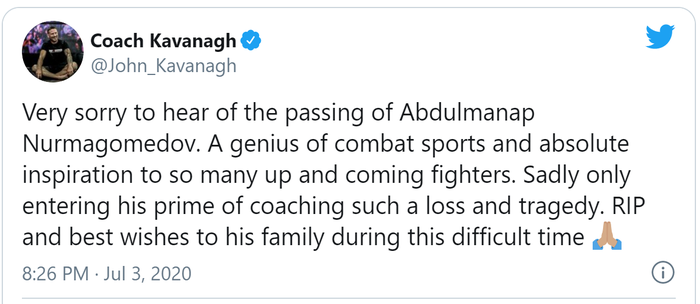 Conor McGregor cùng làng võ thuật thế giới bày tỏ niềm thương tiếc với sự ra đi của ông Abdulmanap Nurmagomedov - Ảnh 9.