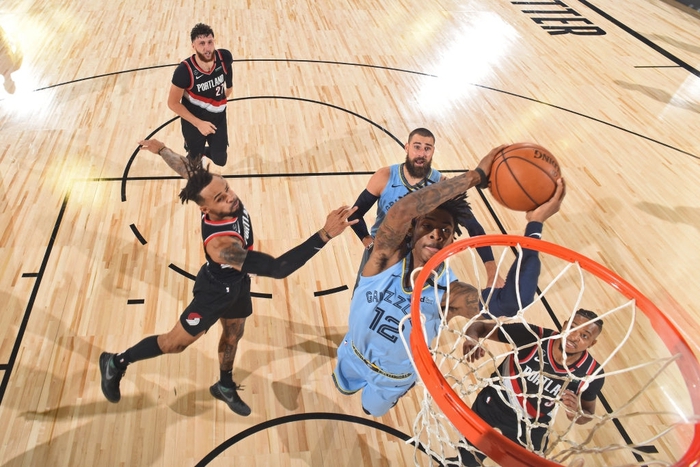 Đôi công hấp dẫn, Portland Trail Blazers giành chiến thắng nghẹt thở trước Memphis Grizzlies để chính thức giành vé dự Playoffs - Ảnh 3.