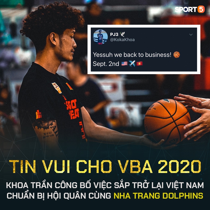 Khoa Trần sắp trở lại Việt Nam, tin vui cho VBA 2020 - Ảnh 2.