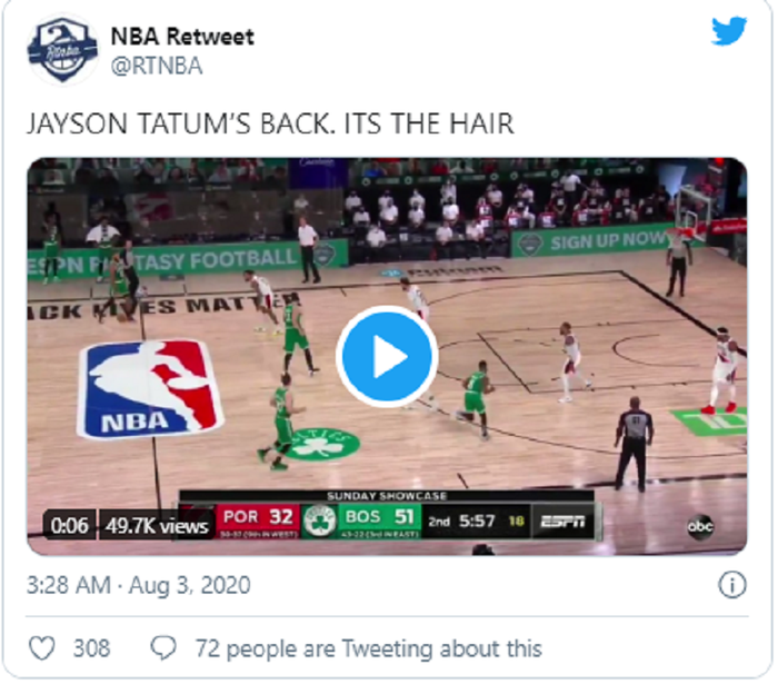 Jayson Tatum khiến MXH &quot;nổ tung&quot; sau màn thay đổi ngoại hình và phong độ thi đấu ấn tượng - Ảnh 4.