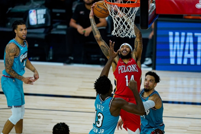 New Orleans Pelicans thắng dễ Memphis Grizzlies trong ngày Zion Williamson được không bị hạn chế thi đấu - Ảnh 3.