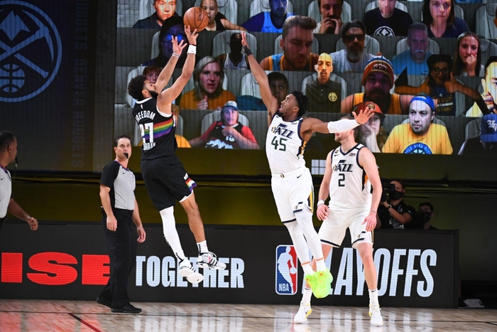 Donovan Mitchell và Jamal Murray &quot;vượt mặt&quot; các anh lớn, dắt tay nhau đi vào lịch sử NBA Playoffs - Ảnh 1.
