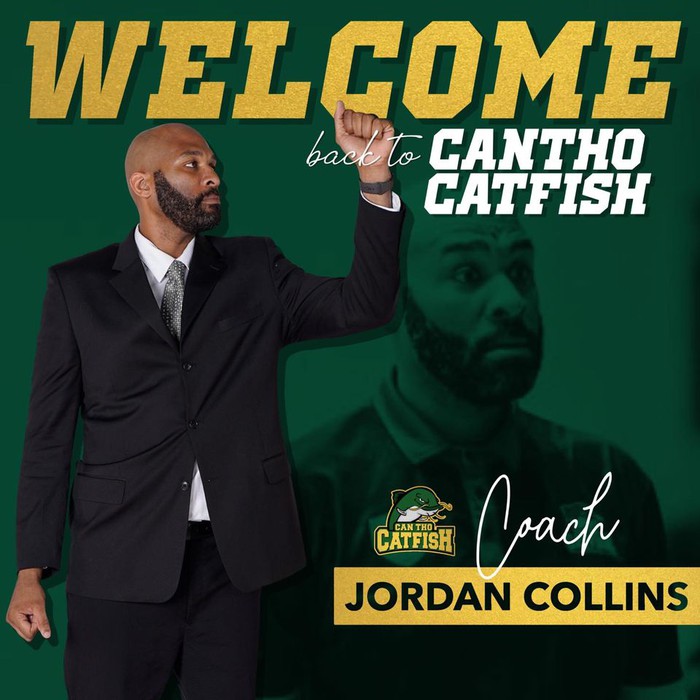 Chính thức: Cantho Catfish tái hợp người cũ, HLV Jordan Collins tiếp tục ngồi &quot;ghế nóng&quot; tại VBA 2020 - Ảnh 1.