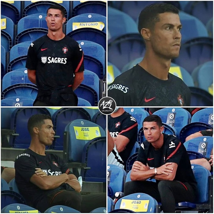 Ngồi ghế dự bị, Ronaldo hào hứng nhìn tuyển Bồ Đào Nha mở tiệc bàn thắng trước đương kim á quân thế giới - Ảnh 1.