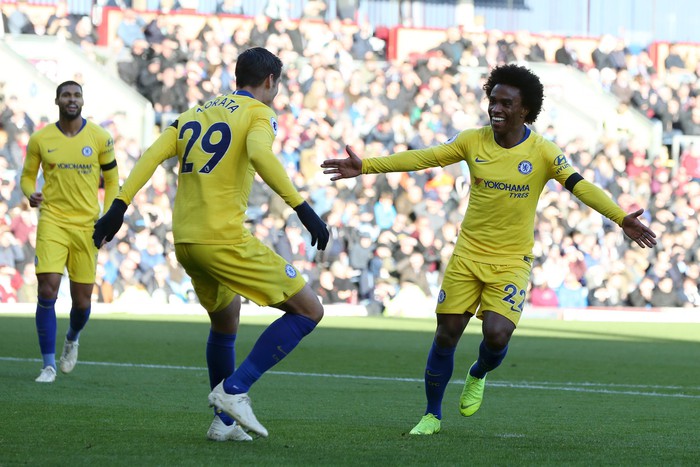 Burnley 0-4 Chelsea: Morata ghi bàn bằng chân giúp The Blues thắng dễ đối thủ - Ảnh 2.