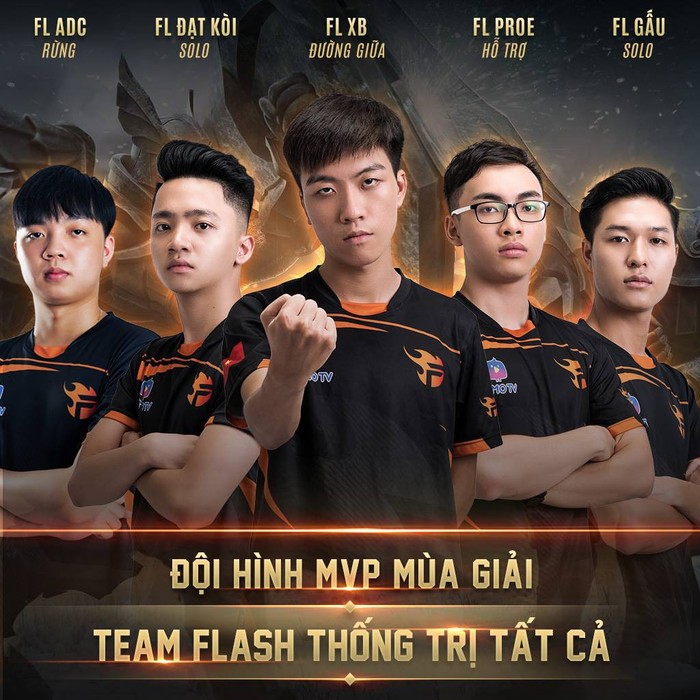 Team Flash nhận danh hiệu MVP Đấu Trường Danh Vọng Mùa Đông 2018 ở cả 5 vị trí - Ảnh 1.
