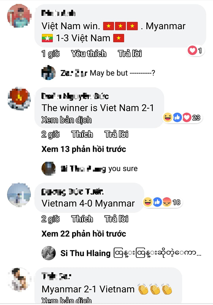 Fan Việt Nam và Fan Myanmar tranh cãi nảy lửa trước trận cầu mang ý nghĩa 6 điểm - Ảnh 3.