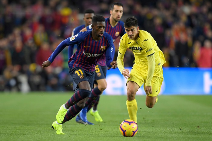Thắng kịch tính Villareal phút cuối, Barcelona đòi lại ngôi đầu La Liga - Ảnh 2.