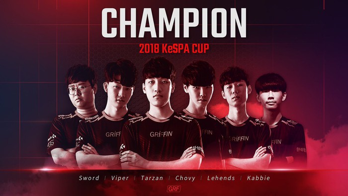 Những chàng trai trẻ Griffin lên ngôi vô địch Kespa Cup 2018 với thành tích bất bại - Ảnh 1.