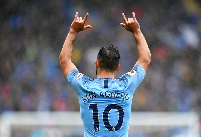 Man City đại thắng trong ngày đặc biệt của Aguero - Ảnh 4.