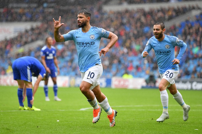 Man City đại thắng trong ngày đặc biệt của Aguero - Ảnh 3.