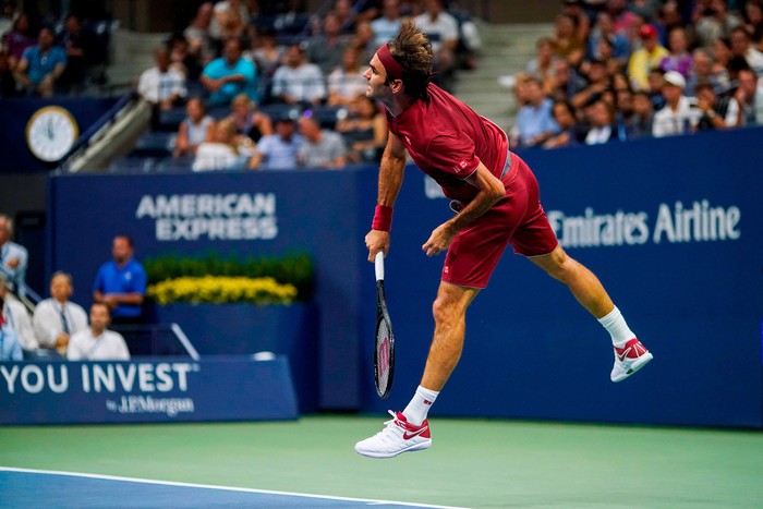 Federer thua sốc tay vợt ngổ ngáo ở vòng 4 US Open - Ảnh 6.