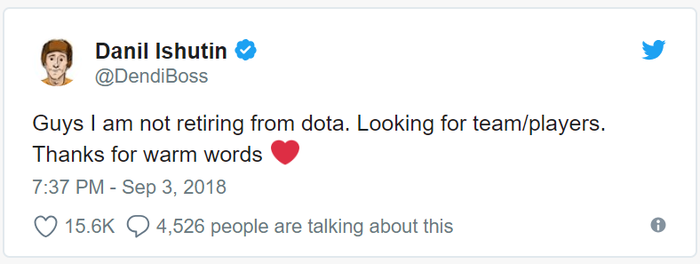 DOTA 2: Không còn Dendi, Natus Vincere công bố đội hình mới toanh - Ảnh 1.