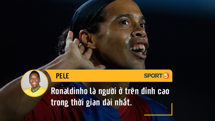 Bạn có biết những cầu thủ giỏi nhất thế giới nói gì về Ronaldinho - Ảnh 2.