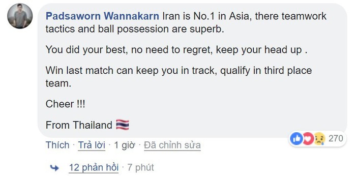 Thua Iran nhưng tinh thần quả cảm của các chàng trai Việt Nam đã đánh cắp trái tim fan quốc tế - Ảnh 8.