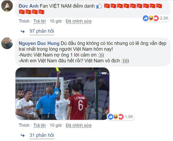 Fan Việt Nam ồ ạt tấn công Facebook trọng tài không tóc đẹp trai nhất đêm qua - Ảnh 5.
